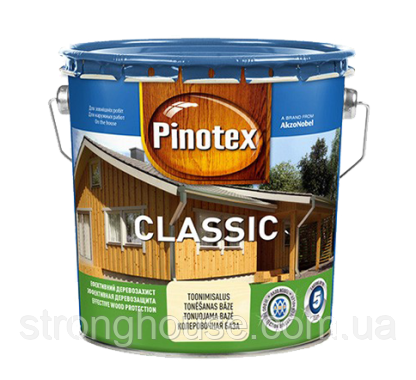 Pinotex Лак-просочення Classic для деревини