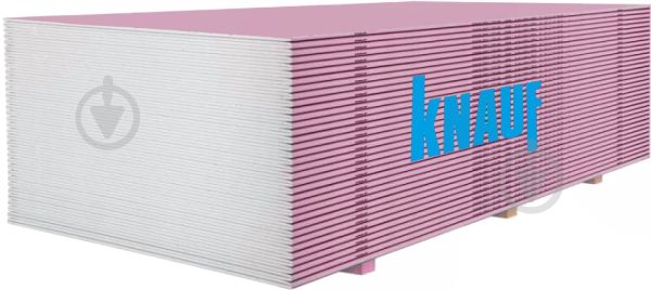KNAUF Гіпсокартон вогнестійкий ГКЛО 12.5 мм